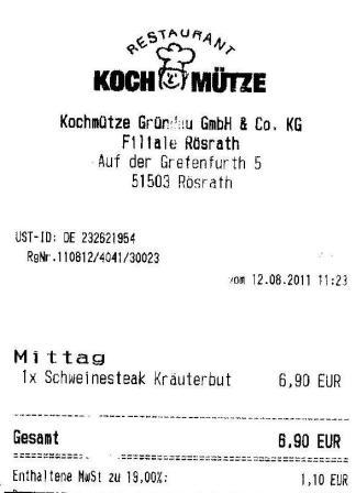 timt Hffner Kochmtze Restaurant